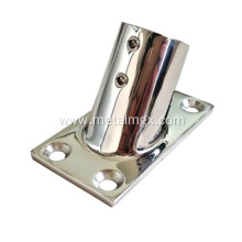 Marine Boat Stainless Steel Hand Rail Rectangular Base